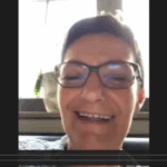 glückliche Nichtraucherin