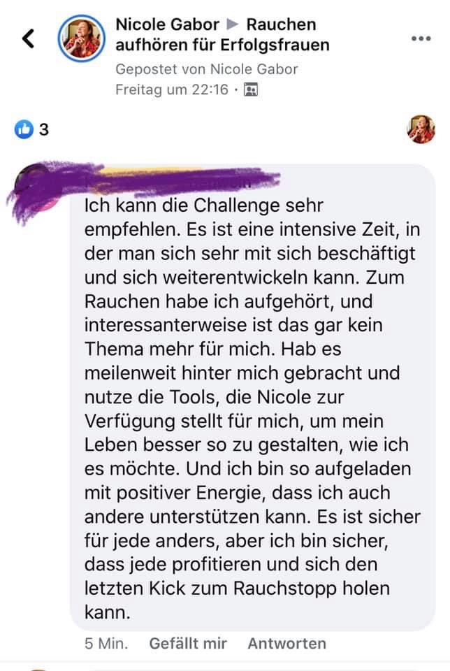 18 Tage Rauchfrei Challenge 1 18 Tage Rauchfrei Challenge 1
