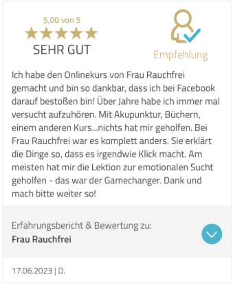 Nichtraucherkurs Krankenkasse Referenz 4